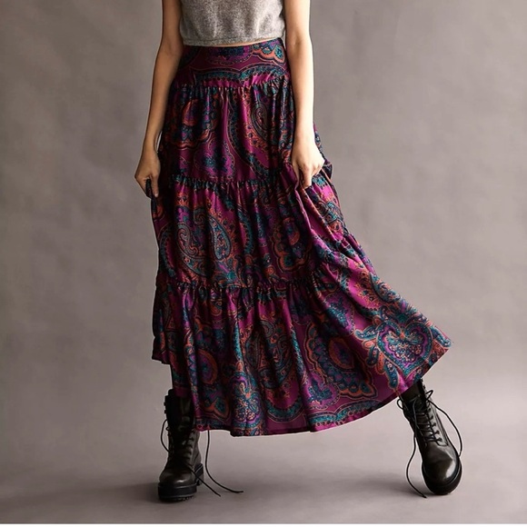 Free People Dresses & Skirts - Free People Moonbeam Maxi Skirt